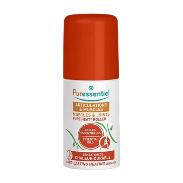 Puressentiel Roller Pure Heat® Articulations & Muscles | Automassage chauffant ciblé |  75 ml