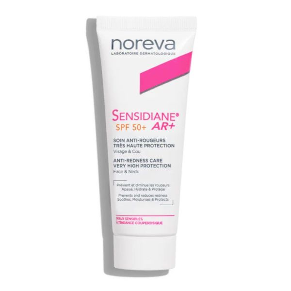 Sensidiane AR+ Soin Anti-Rougeurs Très Haute Protection SPF50+ | Peaux sensibles à tendance couperosique | 40 ml