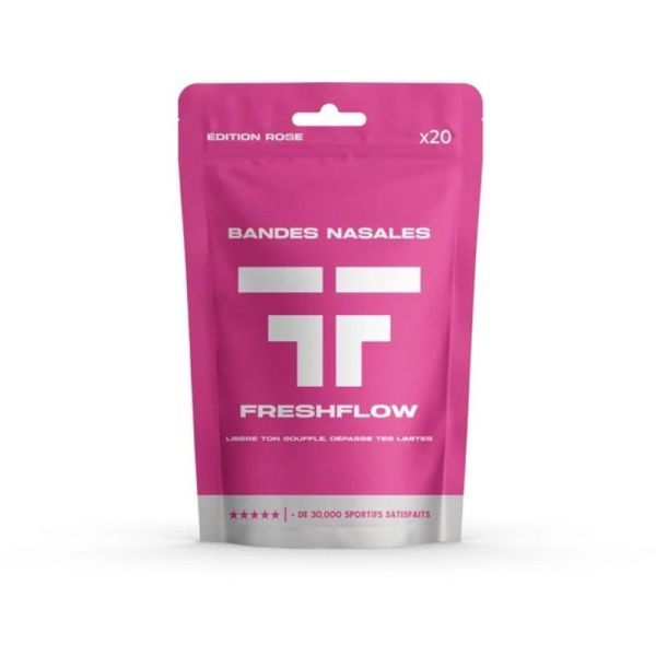 Bandes Nasales FreshFlow | Dilatateurs nasaux externes pour mieux respirer par le nez | 30 bandes nasales