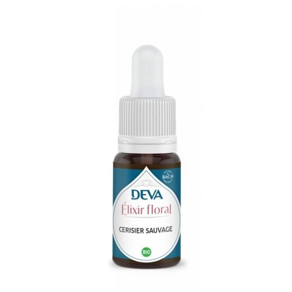 DEVA Cerisier Sauvage Élixir Floral Bio | Gaieté, bonne humeur et optimisme | 30 ml
