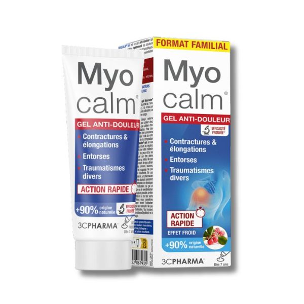 Myocalm Gel anti-douleur | Entorses, Contractures & élongations | 100 ml
