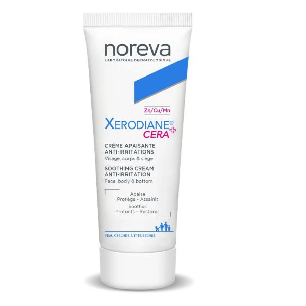 Noreva Xerodiane Cera+ | Crème anti-irritations & apaisante | 40 ml