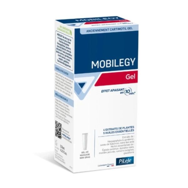 Mobilegy Gel | Gel de massage pour muscles et articulations sollicités | 125 ml