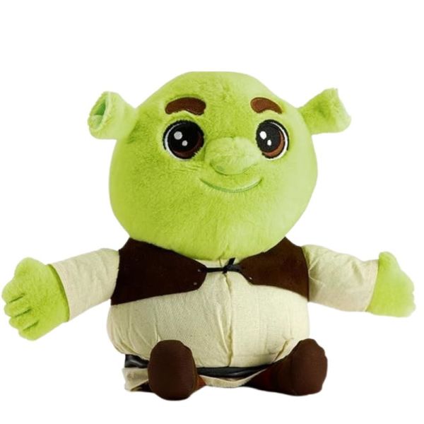 Bouillotte sèche Peluche Shrek 💚 Sachet billes d'argiles | Chauffage Micro-ondes