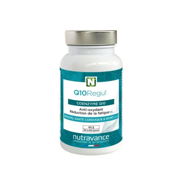 Q10Regul® Nutravance | Coenzyme Q10 100 mg | énergie et vitalité | 60 gélules