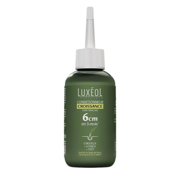 Luxéol Conditionneur Croissance Sans Rinçage | Renforce et accompagne la pousse des cheveux | 150 ml