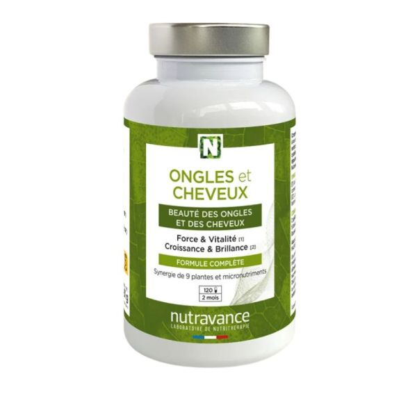 ONGLES et CHEVEUX | Complexe fortifiant pour cheveux et ongles | 120 gélules