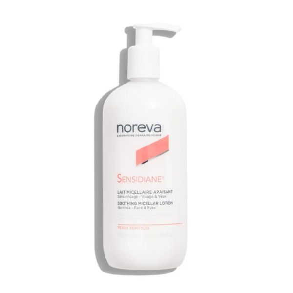 Sensidiane Lait micellaire apaisant | Nettoyant visage et yeux | Peaux sensibles | 500 ml