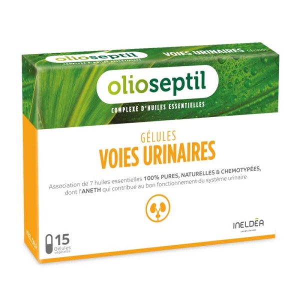 OLIOSEPTIL Voies Urinaires | sensibilité et inconfort urinaire | 15 gélules