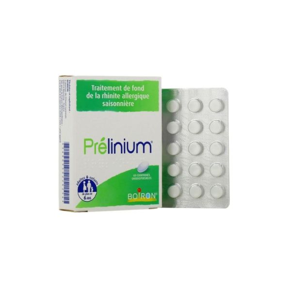 Prélinium Boiron :Traitement de fond de la rhinite allergique saisonnière