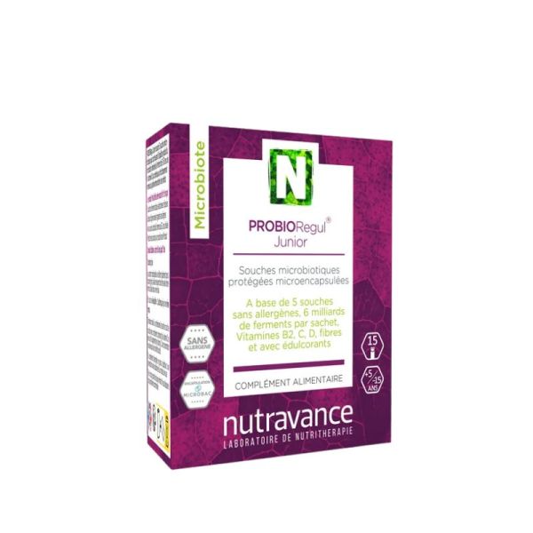 PROBIORegul® Junior | Probiotiques Enfant Dès 5 Ans | 15 Sticks