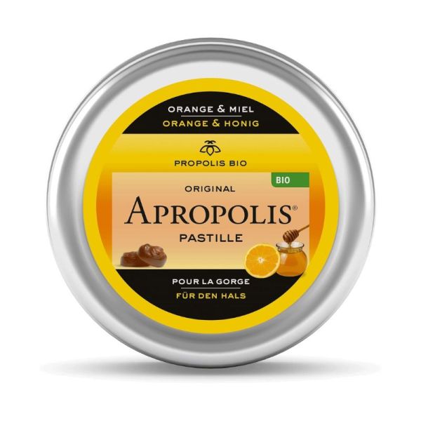 Apropolis Pastilles Gorge | Propolis, miel et orange | 40 g
