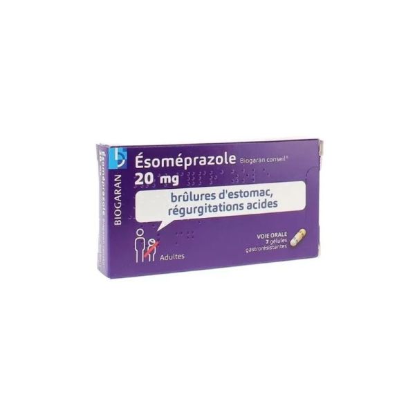 Omeprazole 20 mg • 7 gélules RGO