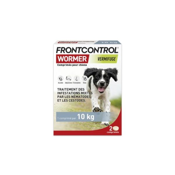 Frontcontrol Wormer Vermifuge chien | 1 cp par 10 kg