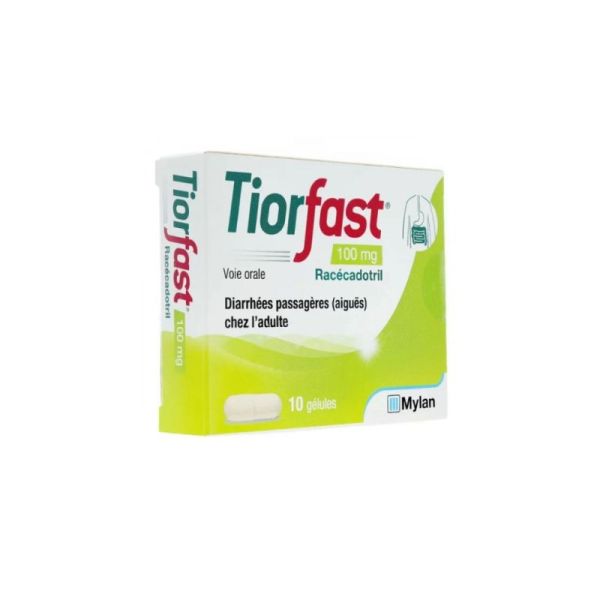 Tiorfast 100 mg : Diarrhée aiguë de l'adulte |10 gélules