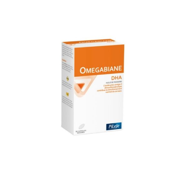 PiLeJe Omegabiane DHA | Oméga-3 cerveau et vision, 80 capsules