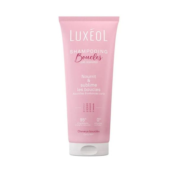 Luxéol Shampooing Boucles 200 ml | Hydrate, nourrit et définit les cheveux bouclés