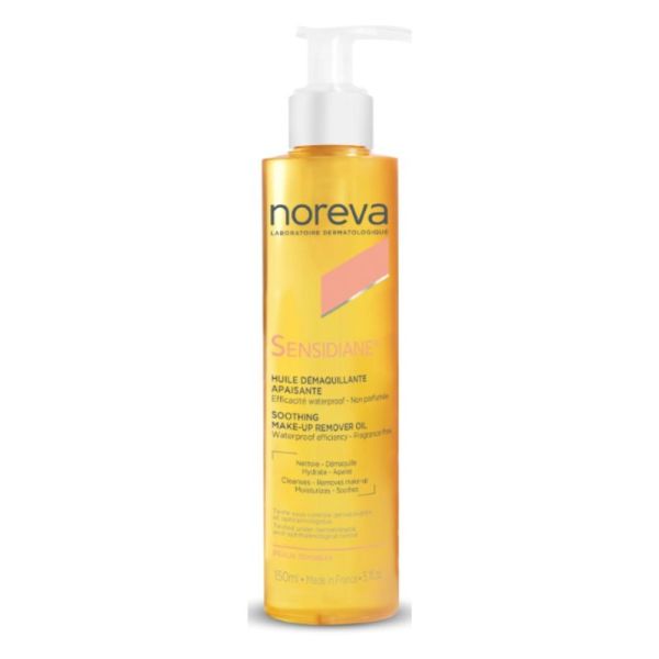 Sensidiane Huile Démaquillante Apaisante | Peaux sensibles et maquillage waterproof | 150 ml