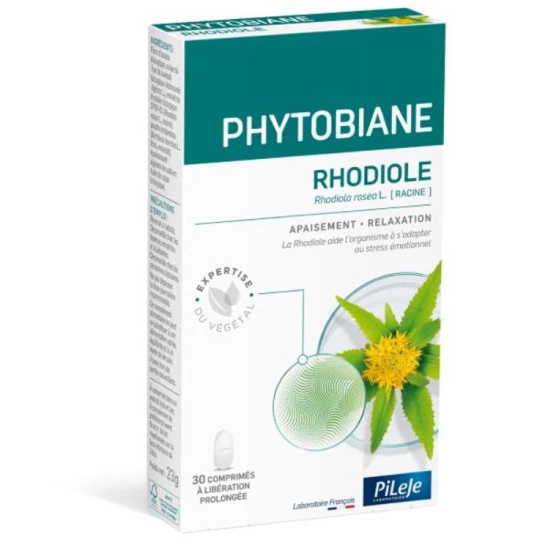 Phytobiane Rhodiole | Stress émotionnel et adaptation | 30 comprimés
