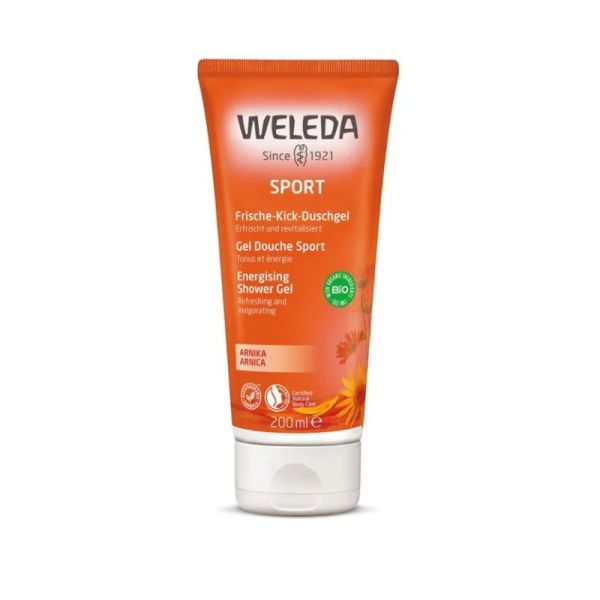 Gel Douche Sport à l’Arnica Weleda | Fraîcheur et tonus | 200 ml