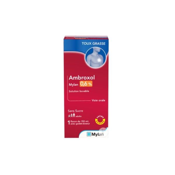 Ambroxol 0,6% 150 Ml Toux grasse