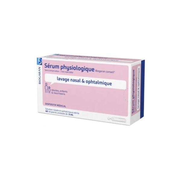 Serum Physio 0,9% Solution Nasale et Ophtalmique Stérile