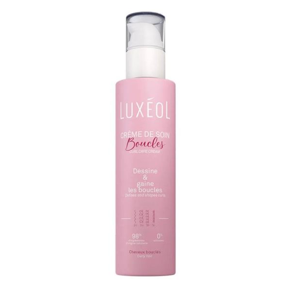 Luxéol Crème de Soin Boucles 250 ml | Dessine, nourrit et gaine les cheveux bouclés