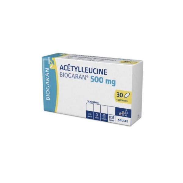 Acétylleucine 500 mg Biogaran Conseil 30 comprimés