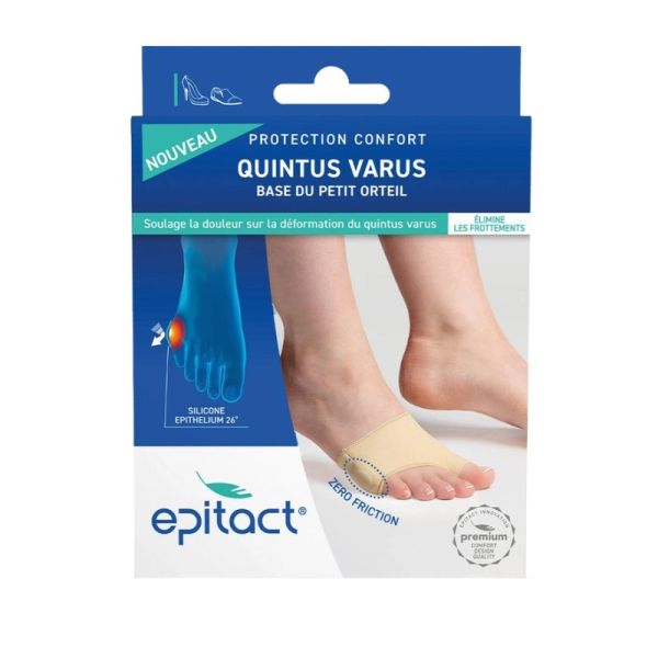 EPITACT Protection Quintus Varus | Protection de l’oignon du petit orteil | Taille L