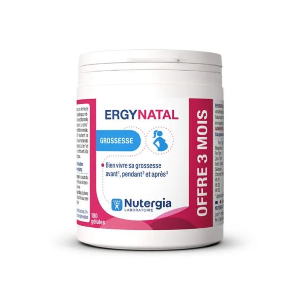 ERGYNATAL Nutergia | Vitamines et minéraux grossesse,  post-partum, allaitement