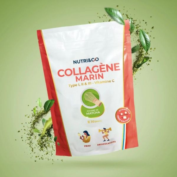 Nutri&Co Collagene Matcha 180 Grammes