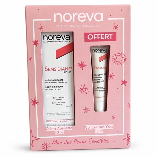 Sensidiane Coffret Mon Duo Peaux Sensibles | Crème riche et contour des yeux