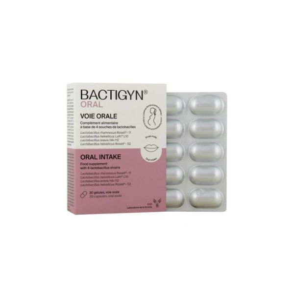 Bactigyn Oral gélules • Flore vaginale • probiotiques x30