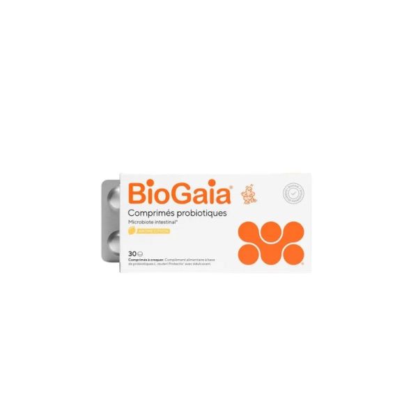 BioGaia Probiotiques Arôme Citron 30 Comprimés