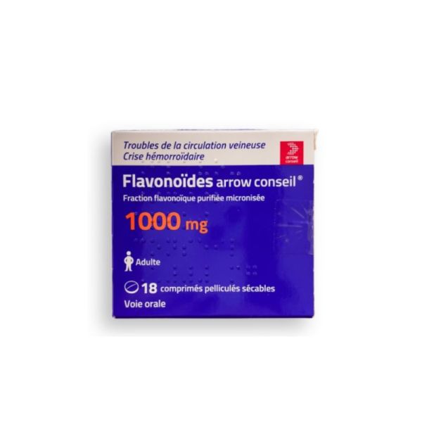 Flavonoïdes Arrow 1000 mg : Jambes lourdes et hémorroïdes
