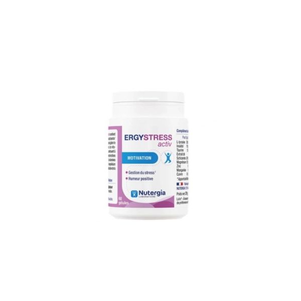 Ergystress Activ - Motivation - 60 gélules : Boostez votre bien-être au quotidien