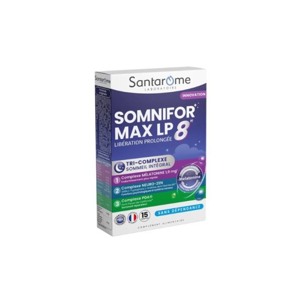 Somnifor Max LP 8H | Mélatonine réveils nocturnes