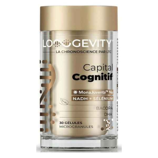 Longevity Capital Cognitif | Brouillard cérébral  | 30 gélules