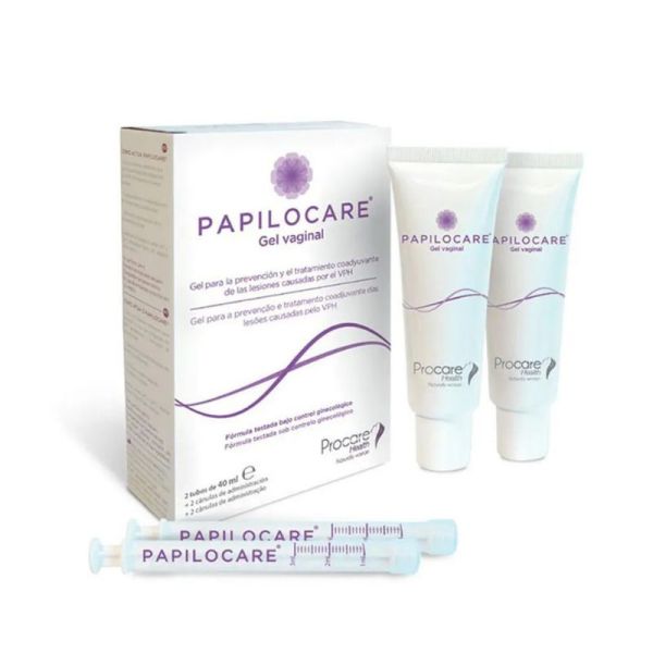 Papilocare® Gel Vaginal | Prévention lésion HPV | 2x 40 ml
