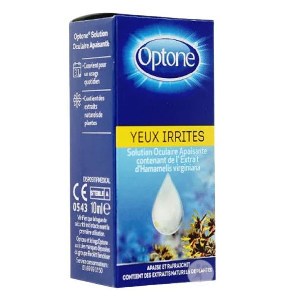 Solution Oculaire Apaisante pour les Yeux Irrités - 10 ml