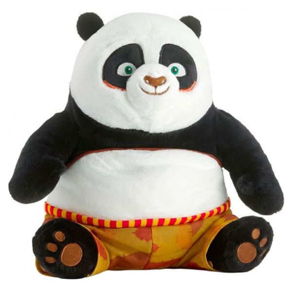 Bouillotte Peluche Po Kung Fu Panda 🖤Déhoussable | A chauffer au micro-ondes