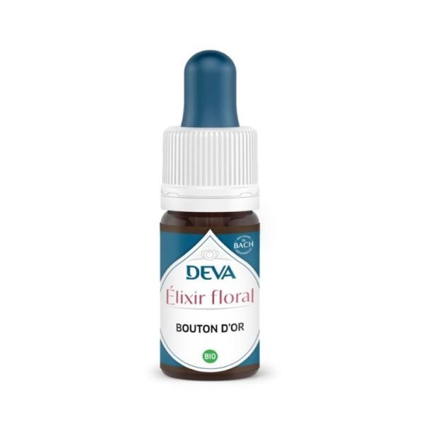Élixir floral DEVA Bouton d’or Bio | Estime de soi et confiance | 30 ml
