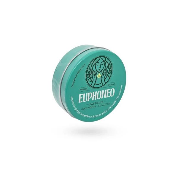 Euphoneo Menthe Eucalyptus 50 pastilles | Gorge et voix