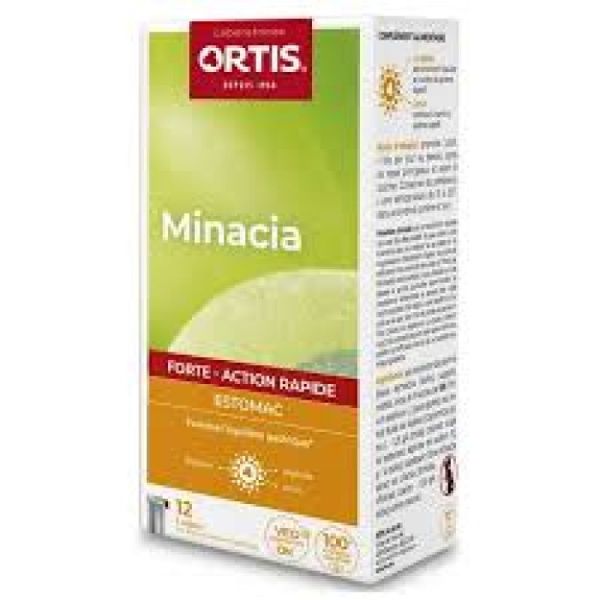 Ortis Minacia Forte Gel boîte 12 Unidoses - Complément alimentaire