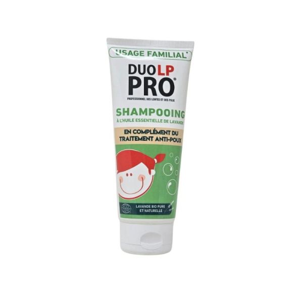 Duo LP Pro Shampooing Complément Anti-Poux |  200 ml | à l’huile essentielle de lavande