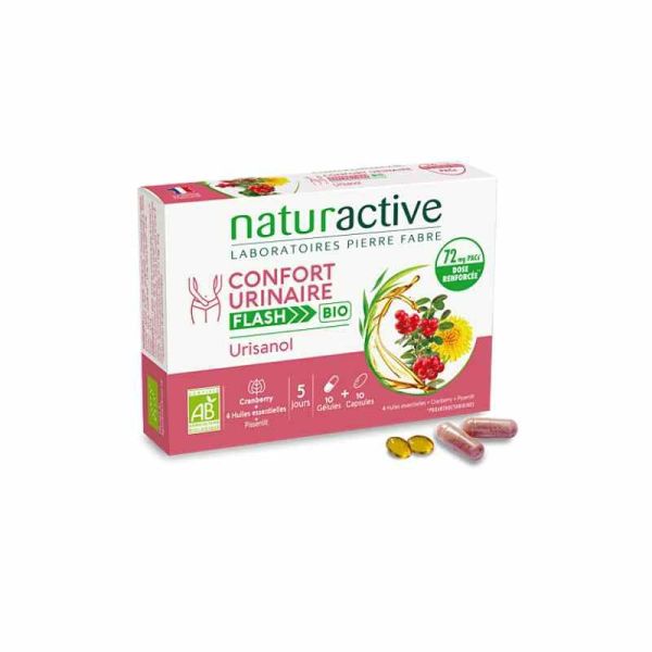 Urisanol Confort urinaire Flash 72 mg