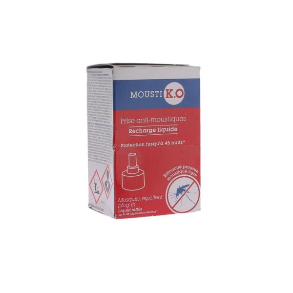 Recharge liquide anti-moustiques Mousti K.O 45 nuits | 33 ml