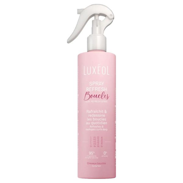 Luxéol Spray Refresh Boucles 250 ml | Ravive et redéfinit les boucles au quotidien