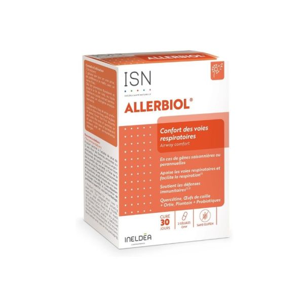ISN Allerbiol | Confort respiratoire et défenses immunitaires | 60 gélules