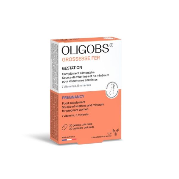 Oligobs® GROSSESSE Fer 30 gélules